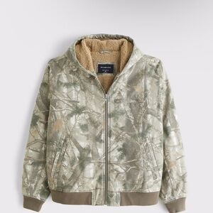 Abercrombie & Fitch Camouflage Bomber Jacket